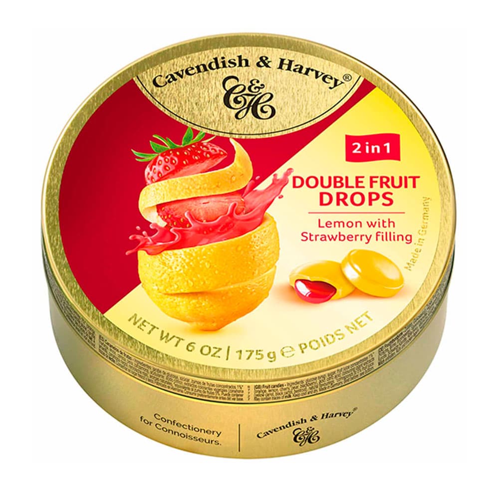 Balas Cavendish & Harvey Lemon com Strawberry 175G