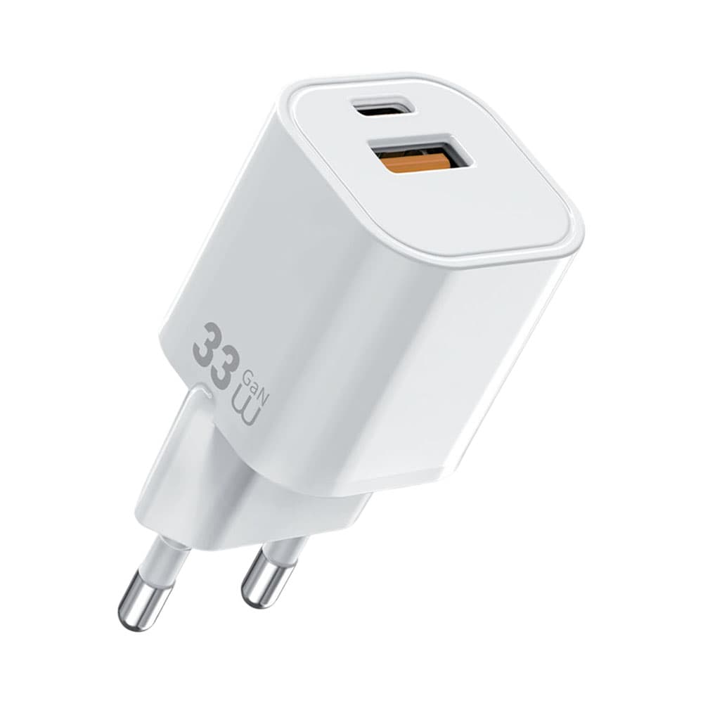 Carregador USB-C e USB-A Luxor Lx-FC1733W 33W Multi-Port Fast Charging