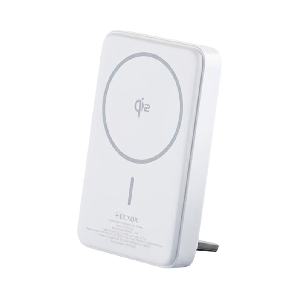 Carregador Portátil Magnético Luxor Lx-03144W 10000mAh Branco