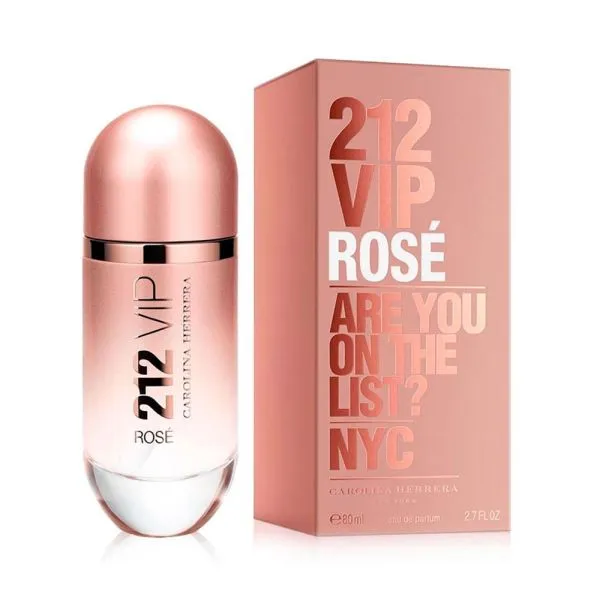 Perfume Carolina Herrera 212 Vip Rose Eau De Parfum 80ml