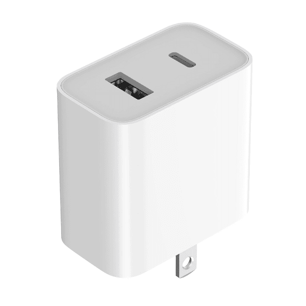 Carregador de Parede Xiaomi Mi 33W Wall Charger Ad332 33W USB-A USB-C Bivolt Branco