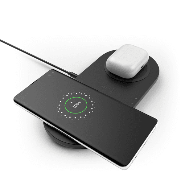 Carregador Sem Fio Belkin 2 Em 1 WIZ002VFBk Preto