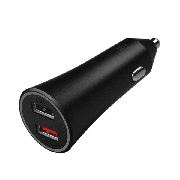 Carregador Veicular Xiaomi Mi 37W Dual-Port CC06ZM 2 Saídas Preto