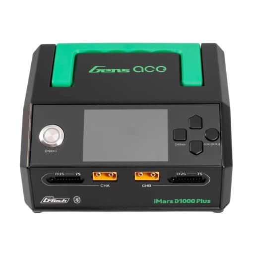 Carregador Gens Ace iMars D1000 Plus G-Tech Dual 1-7S 1000W