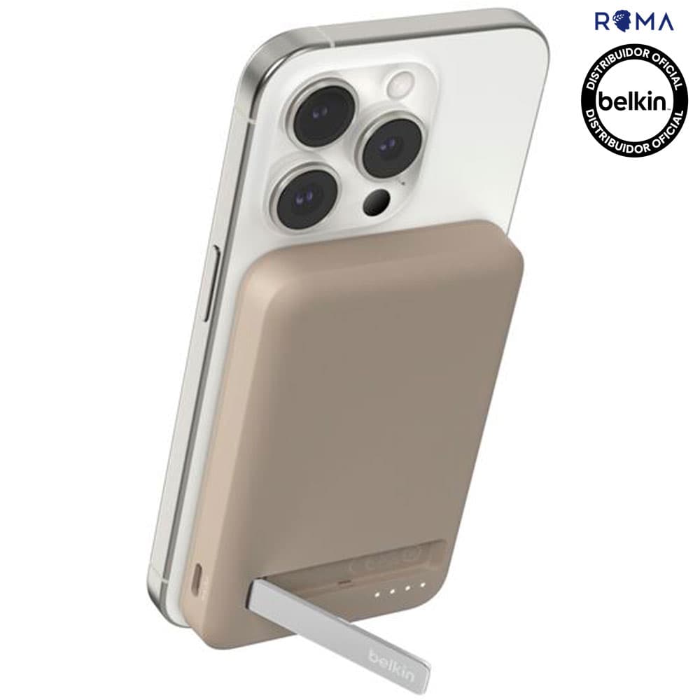 Carregador Portátil Magnético Belkin BoostCharge Pro 5K Areia