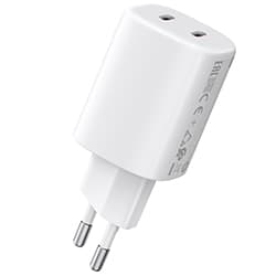 Carregador Tomada Xiaomi MDY-19-EG 2 USB-C / 45W - Branco