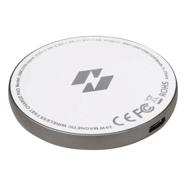 Carregador Wireless Magnético Infinix Magpad XMC02S 20W Magsafe Cinza