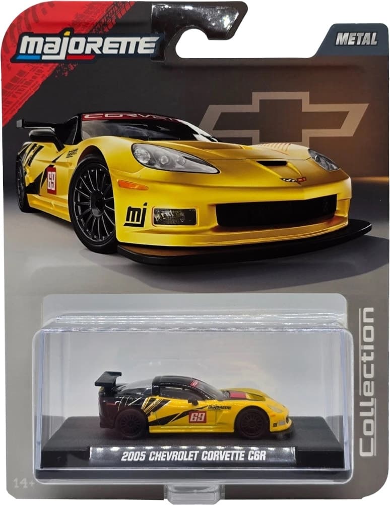Carrinho Majorette 2005 Chevrolet Corvette C6R Collection - 85-0500-1000