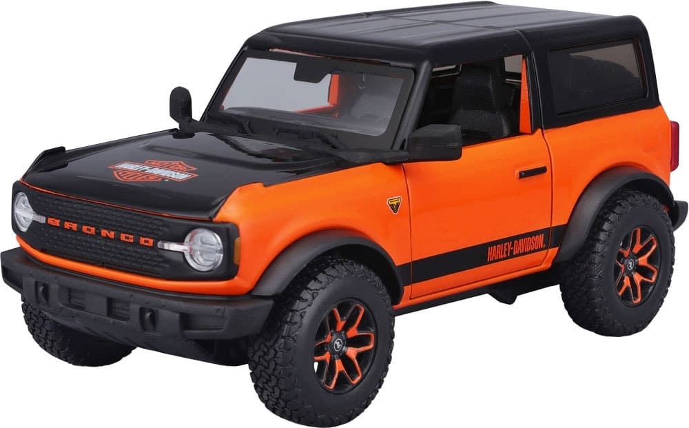 Carrinho 2021 Ford Bronco Badlands Harley-Davidson Custom Maisto