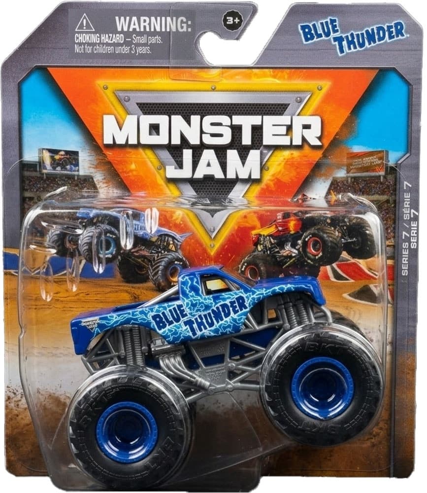 Carrinho de Controle Remoto Spin Master Monster Jam Blue Thunder - 6061233