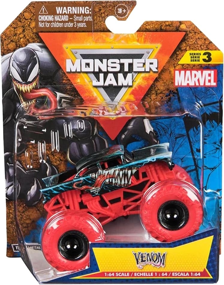 Carrinho de Controle Remoto Monster Jam Series Venom Spin Master