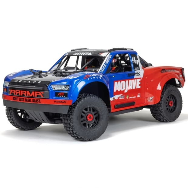 Carro Arrma 1/8 Mojave 4S 4WD Blx Azul/Vermelho