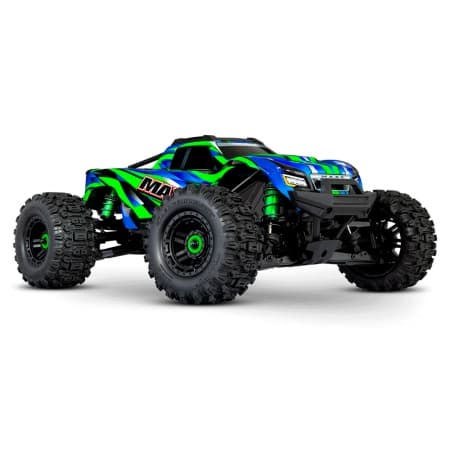 Carro Traxxas 1/10 Maxx Monster Truck Tqi 4S WideMaxx Verde