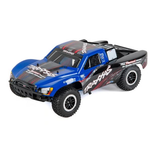 Carro Rc Traxxas 1/10 Nitro Slash Rtr 2WD Tsm Azul 44056-3