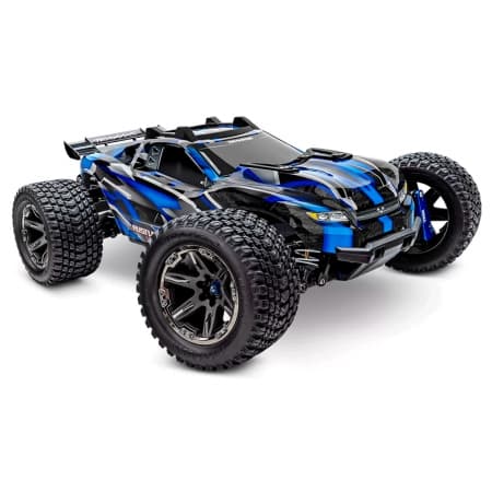 Carro Traxxas Rustler 4WD Ultimate Blx Tqi Azul
