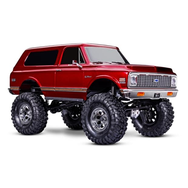 Carro Rc Traxxas 1/10 Trx-4 Blazer 72 K5 Crawler 4WD Tqi Red 92086-4