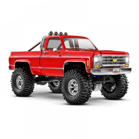 Carro Traxxas 1/18 Trx-4 Cheyenne 79 K10 Crawler Rtr Tq Vermelho 97064-1