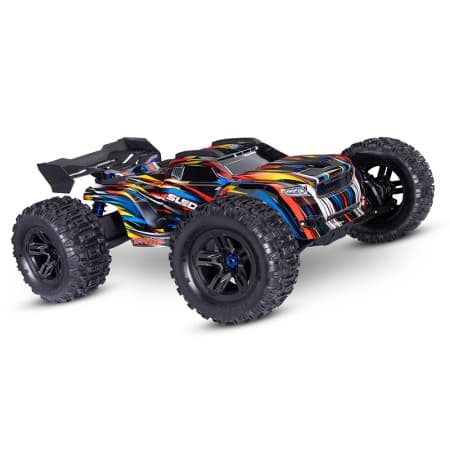Carro Traxxas Sledge Blx 6S 4WD TQi Belted Azul