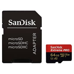 Cartão de Memória Micro Sd SanDisk Extreme Pro U3 64GB 4K