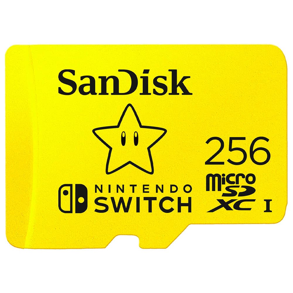 Cartão de Memória SanDisk Micro Sdxc para Nintendo Switch 256GB