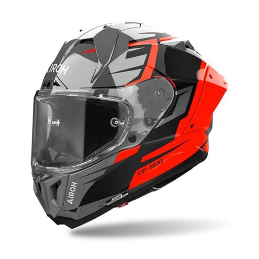 Capacete Airoh Gp-800 Master Laranja Brilhante / L