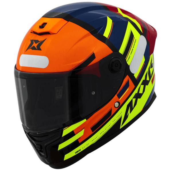 Capacete Axxis Hummer Pipper - A3 Amarelo Fluor Brilhante / L