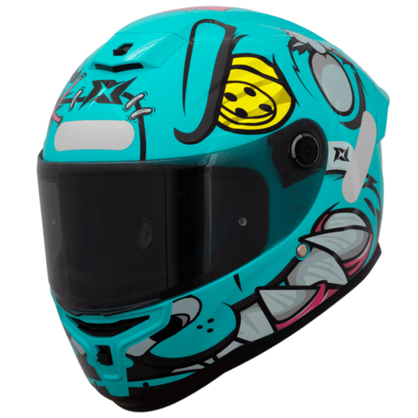 Capacete Axxis Hummer Teedy - C7 Azul Brilhante / M