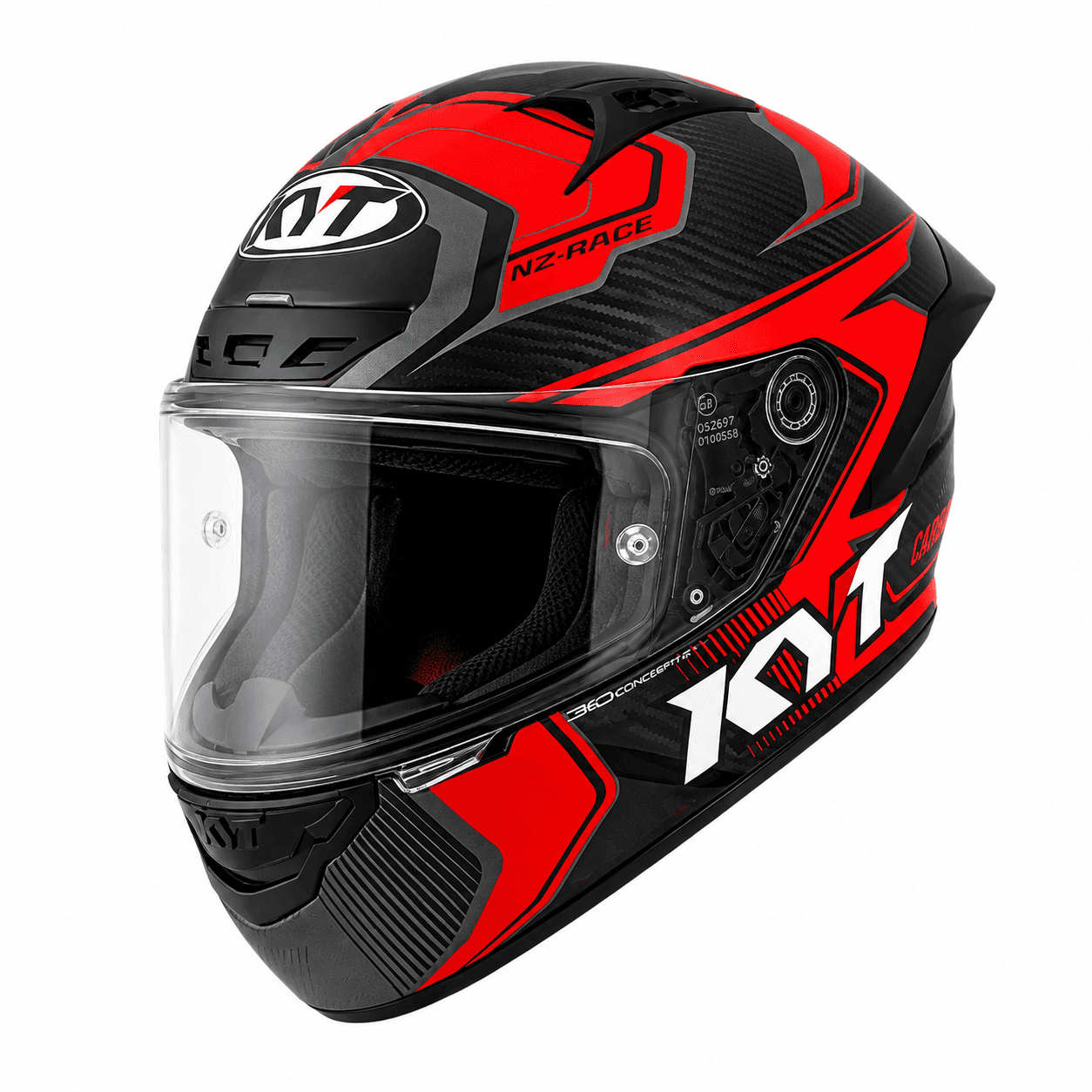 Capacete Kyt NZ-Race Carbon Competition - Vermelho / M