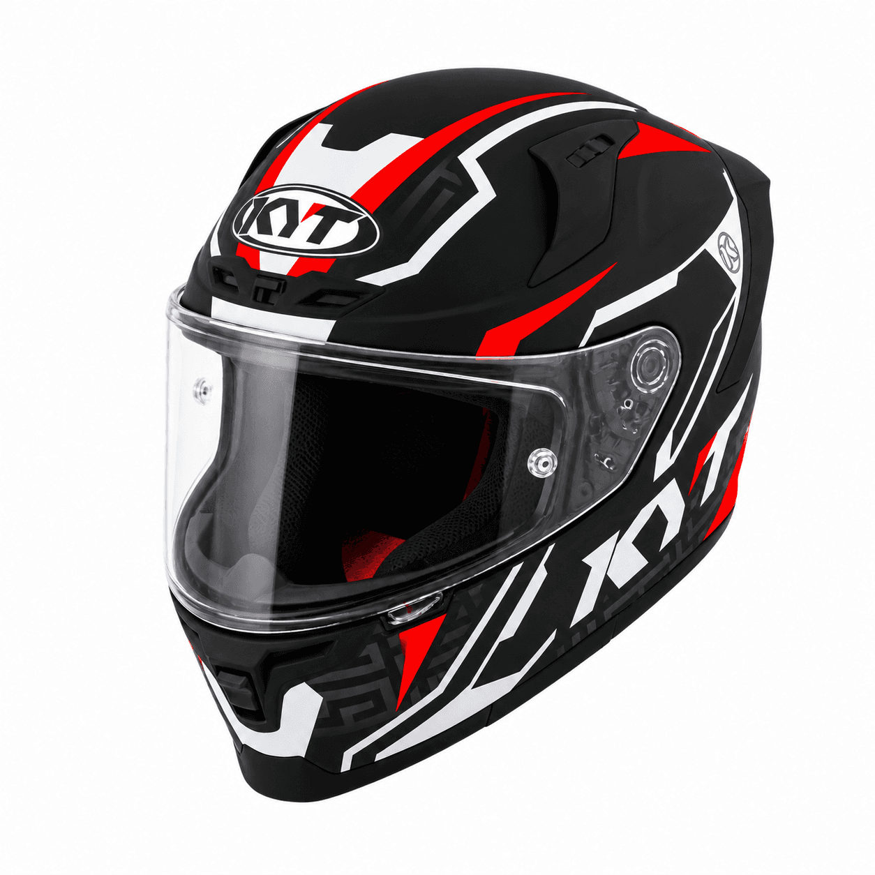 Capacete Kyt Striker Sv #02 - Preto/Vermelho Fosco / G