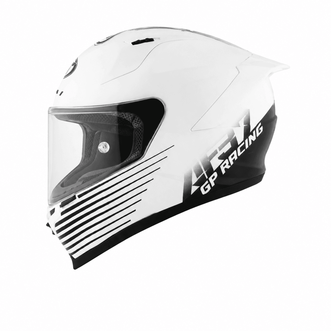 Capacete Kyt Striker Sv Af37 Livery - Branco/Preto / P