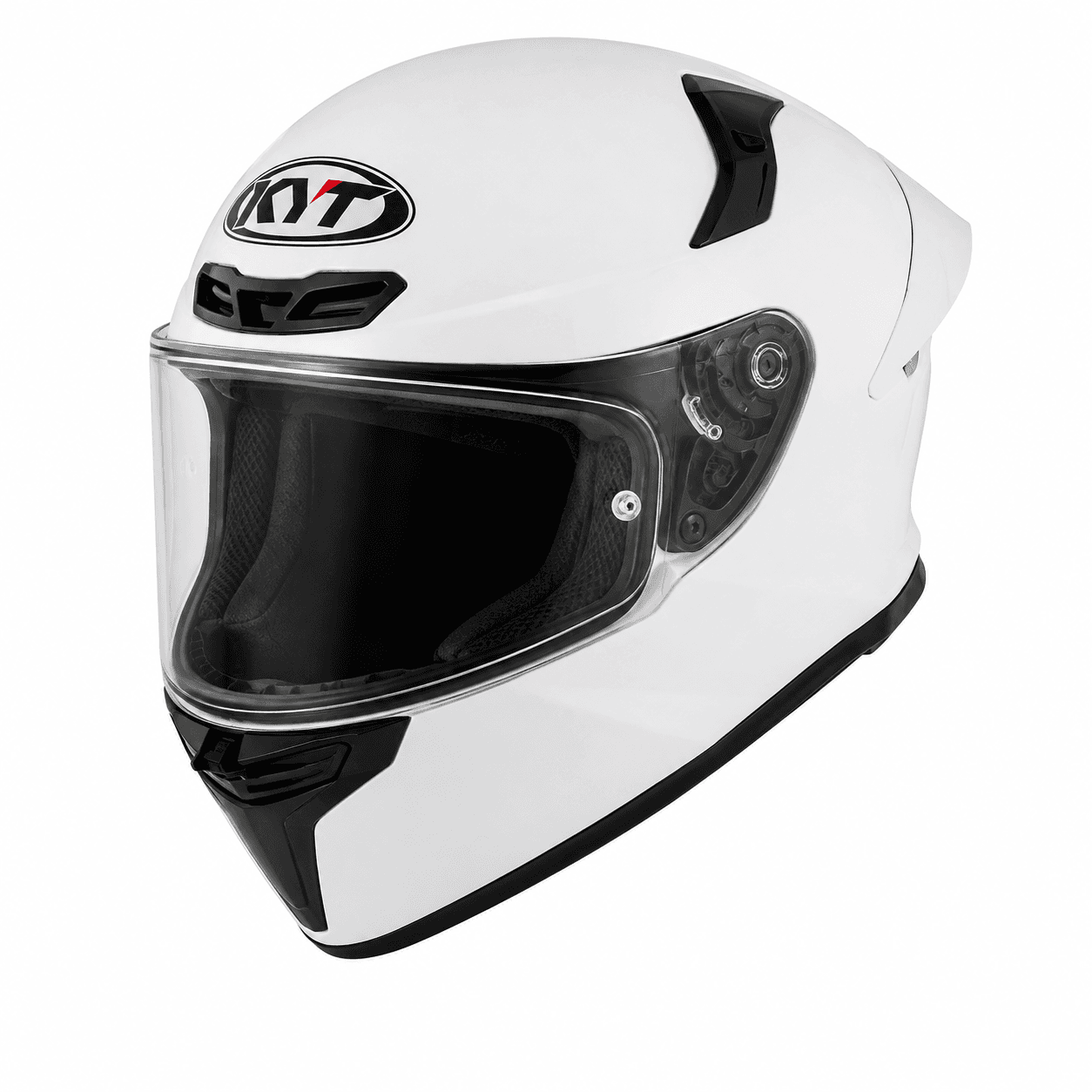 Capacete Kyt TT-Revo Plain - Branco Pérola / M
