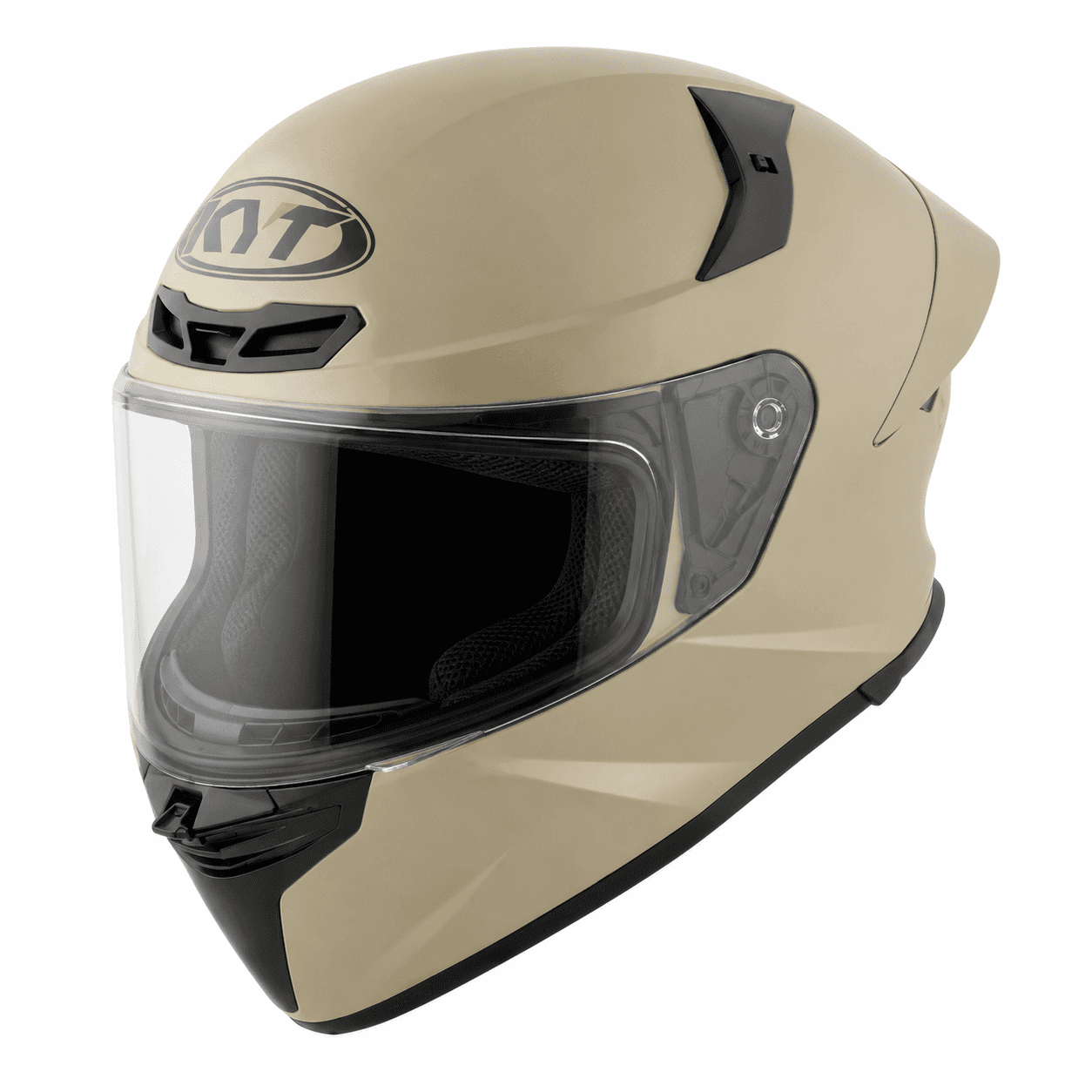 Capacete Kyt TT-Revo Plain Caqui Arena Perlado Tamanho L