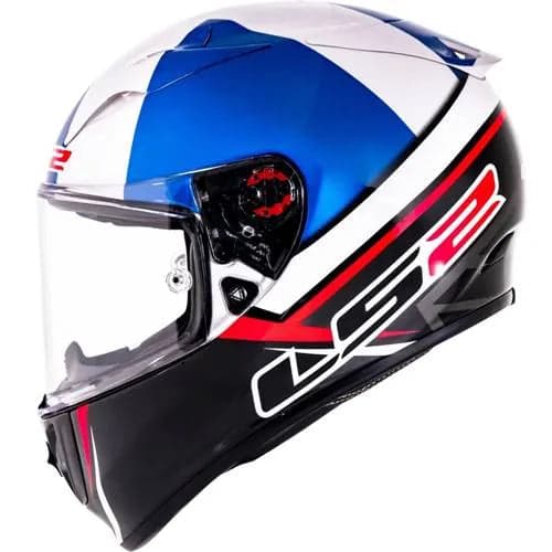 Capacete Ls2 Arrow Evo McPhee G.BLU/BLK/RED M
