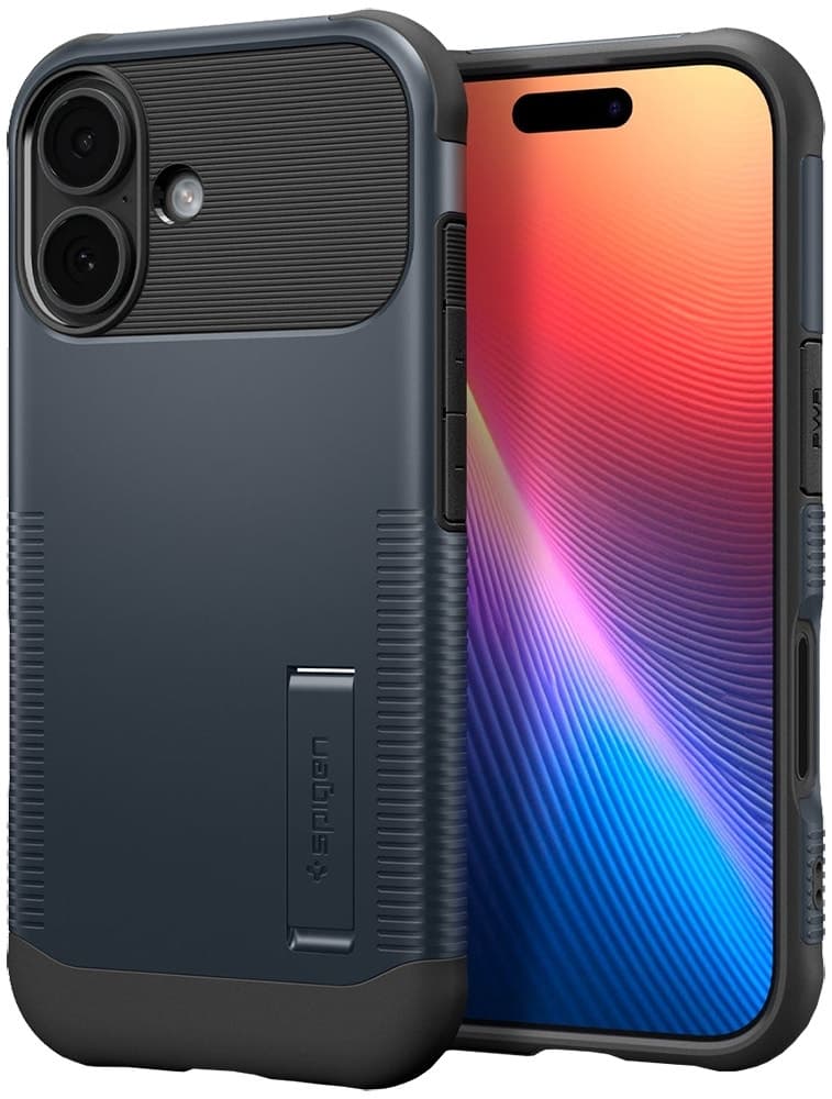 Capa Spigen para iPhone 17 6.3" Slim Armor Acs09652 Metal Slate (MagFit)
