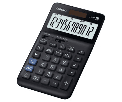 Casio Calculadora J-120F Black