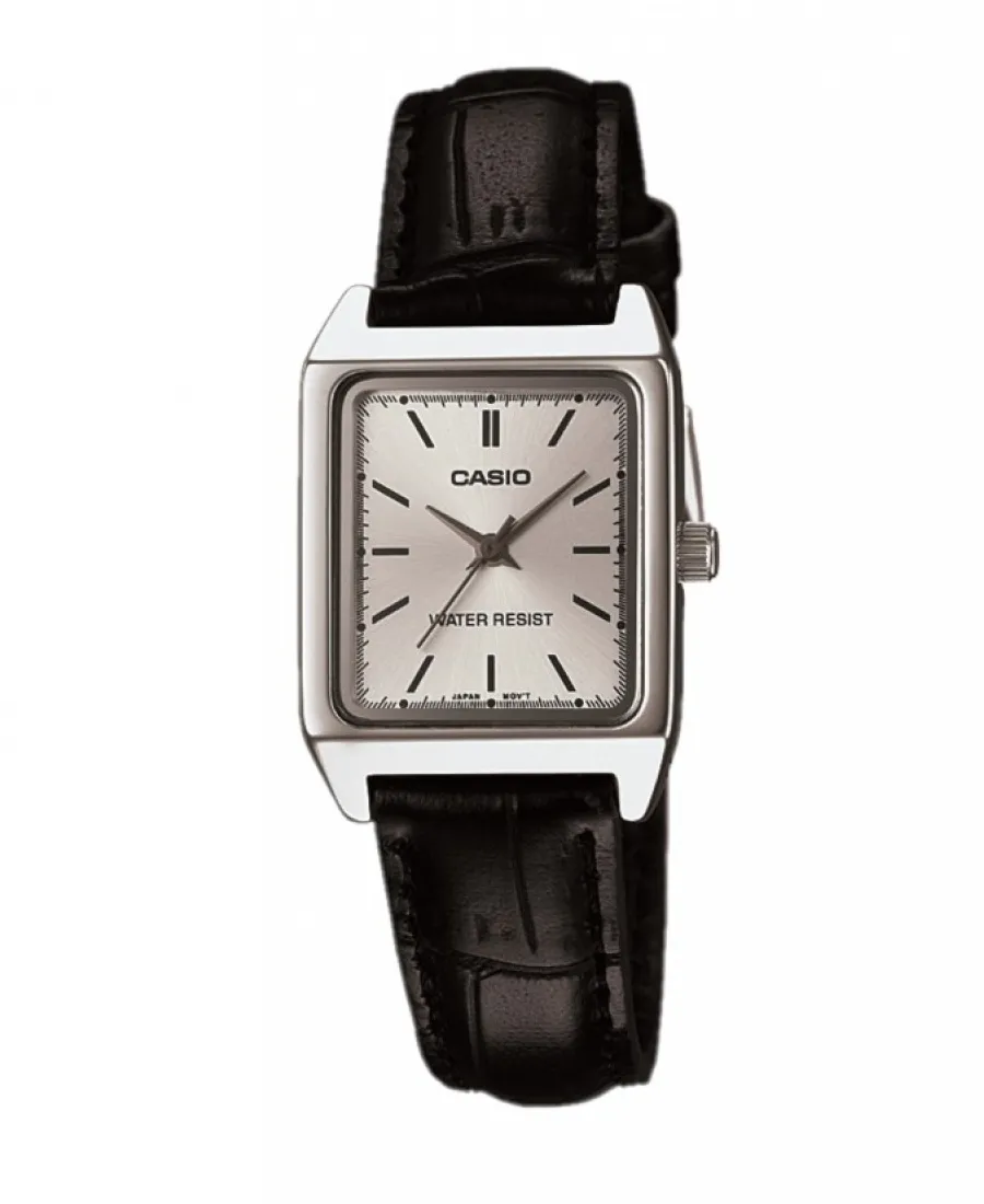 Relógio Casio Ltp-V007L-7E1UDF Branco/preto + Estojo