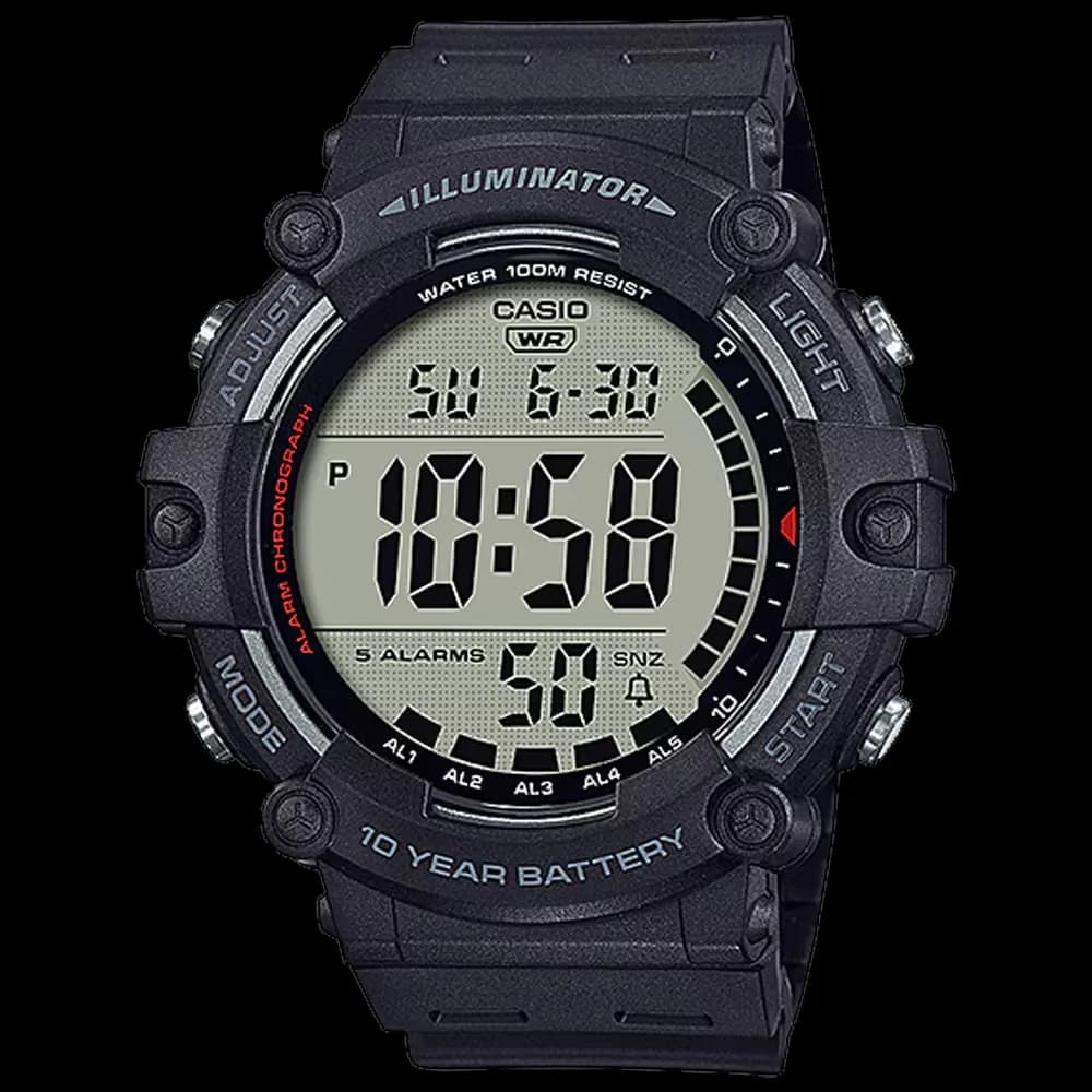 Relógio Casio Ae-1500WH-1AVDF Preto + Estojo