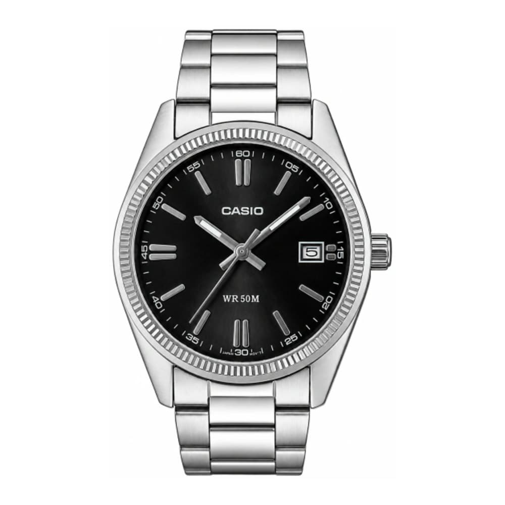 Casio Reloj Masc UTP-1302PD-1AVDF + Estuche Negro/plateado