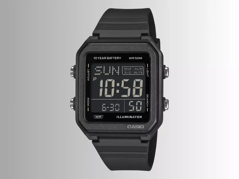 Relógio Casio W-221H-1BVDF Masculino Preto