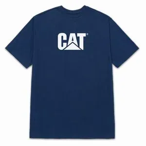 Camiseta Caterpillar Remera Logo Tee 4010500-13233 Azul Marino M