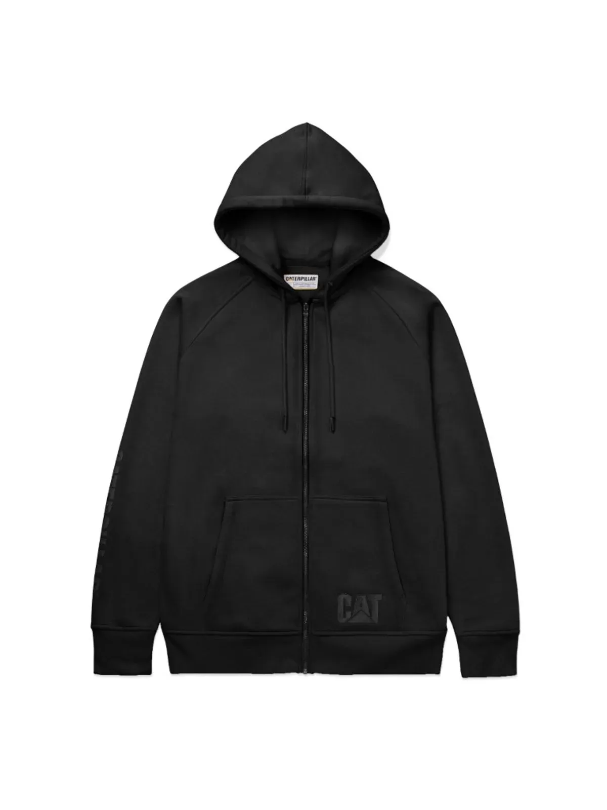 Moletom com Zíper Caterpillar 4050046-13013 Preto Tam. G
