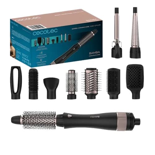 Ferramenta Cecotec Cepillo Alisador Bamba 10 En 1 Ceramicare Style 220V