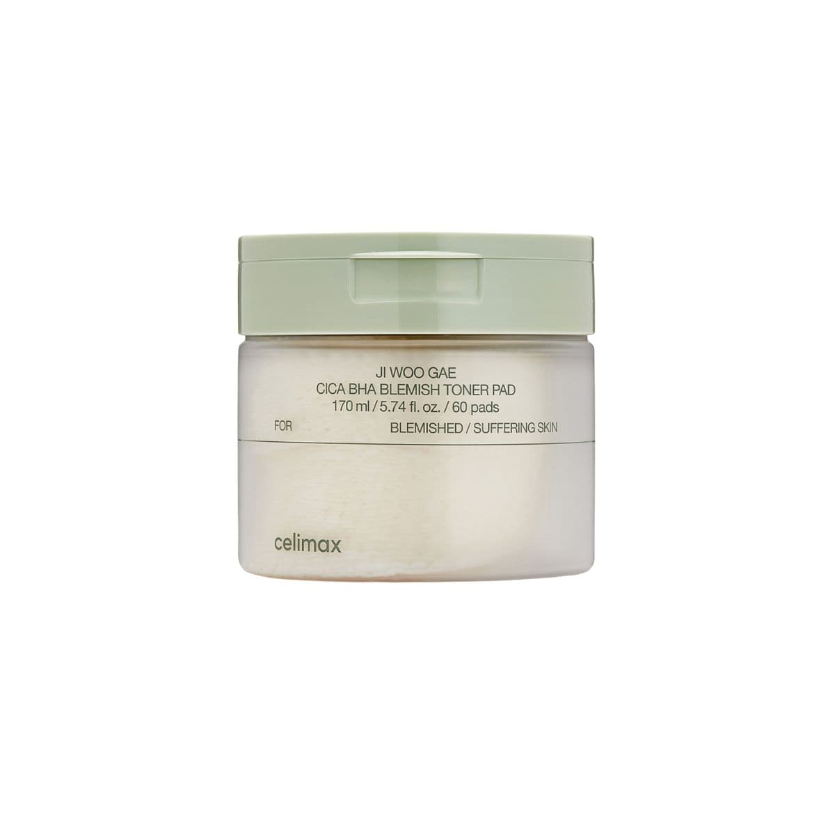Celimax Ji Woo Gae Cica Bha Toner Pad 60 Unidades