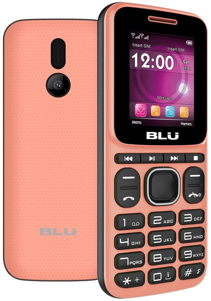 Celular Blu Z4 Music Dual Sim 1.8" Coral/Preto