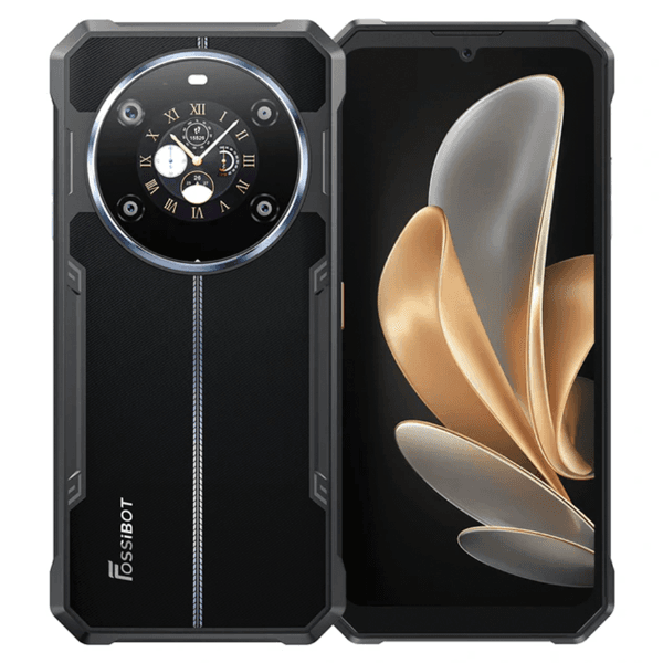 Celular Fossibot F109 / 8GB / 256GB / 6.7" / 10600Mah / 50MP + 16MP + 5MP / Dual SIM - Preto/Blue
