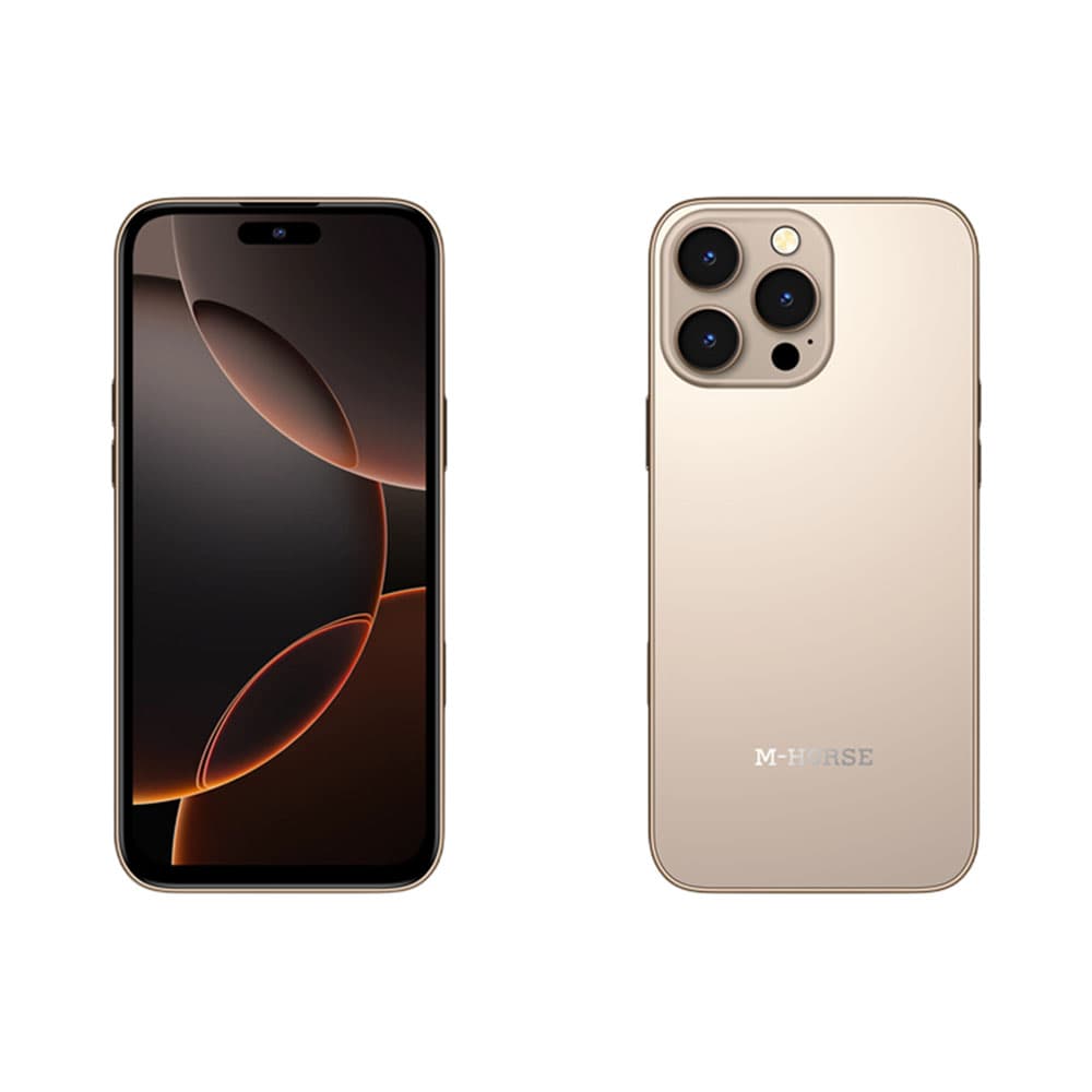 Celular M-Horse M16 Pro Max 8GB 128GB Desert Gold
