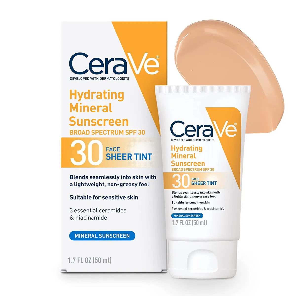 Cerave Creme Hidratante Protetor Solar Mineral Spf30 50ml