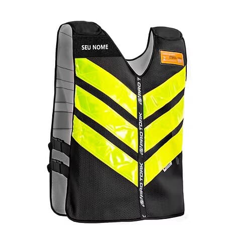 Colete Refletivo Pro Tork Clr-09 - Preto / Extragrande