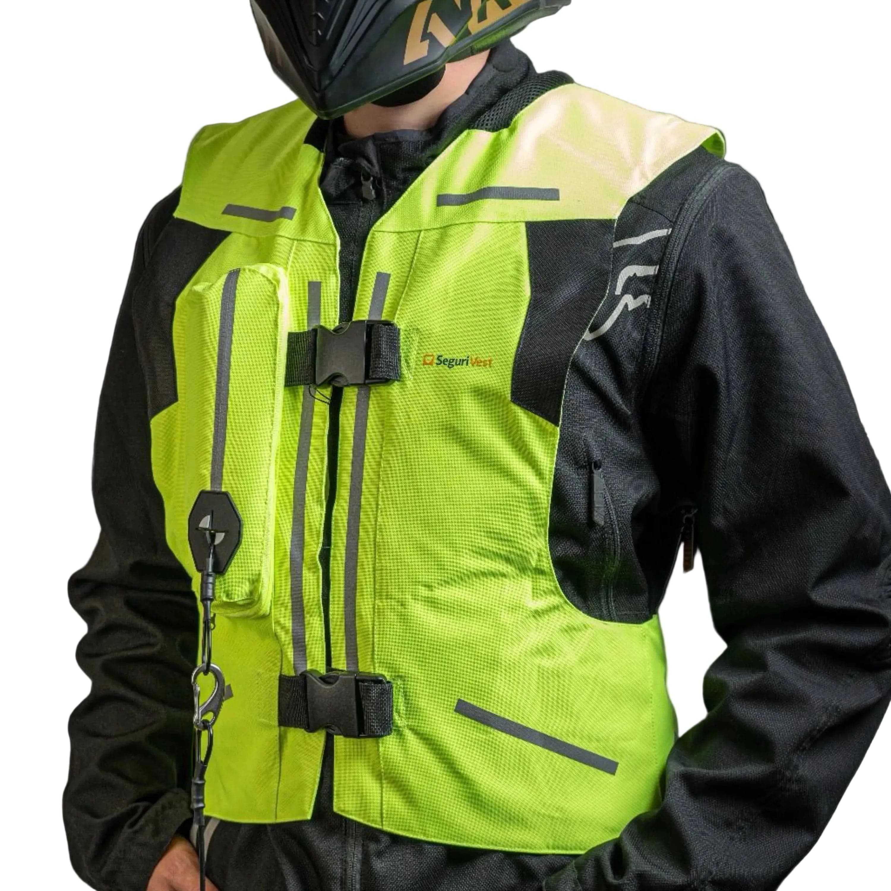 Colete SeguriVest Airbag Amarelo Tamanho Xl