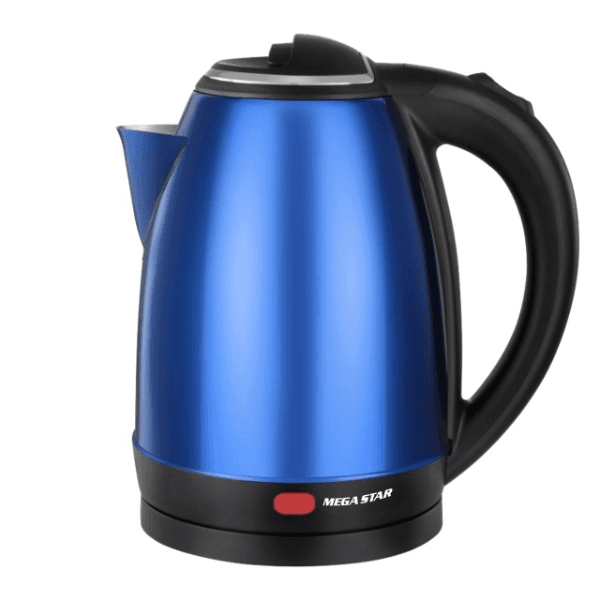 Chaleira Elétrica Megastar TM9726A 1500W 1.8 Litros 220V ~ 50/60Hz Azul